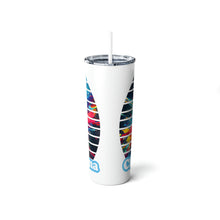 Load image into Gallery viewer, Skinny Steel Tumbler with Straw, 20oz