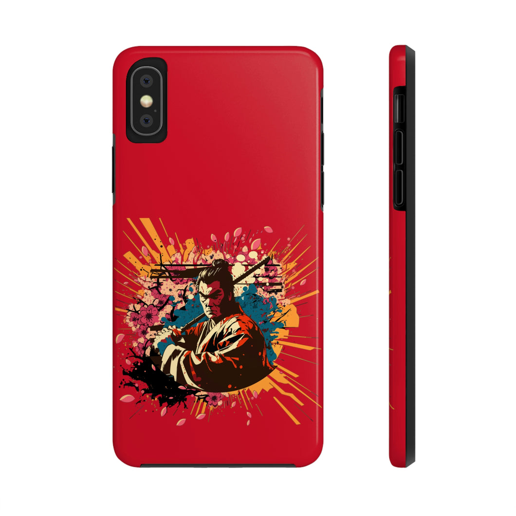 Samurai, Pop art, Tough Phone Cases, Case-Mate