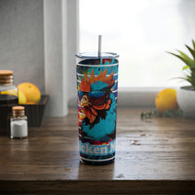 Load image into Gallery viewer, Skinny Steel Tumbler with Straw, 20oz
