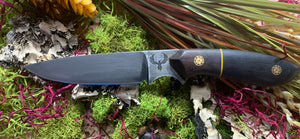 Custom EDC Knife 1095 High Carbon With Hamon