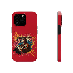 Samurai, Pop art, Tough Phone Cases, Case-Mate